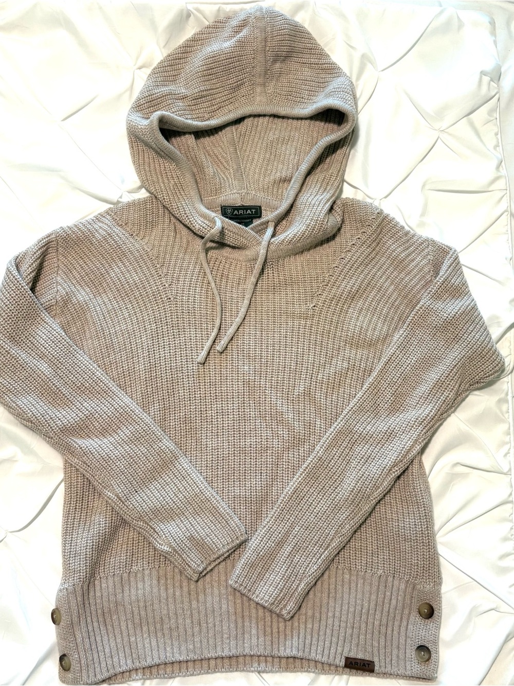 Ariat Women's Los Altos Wool Blend Sweater Hoodie Size XS